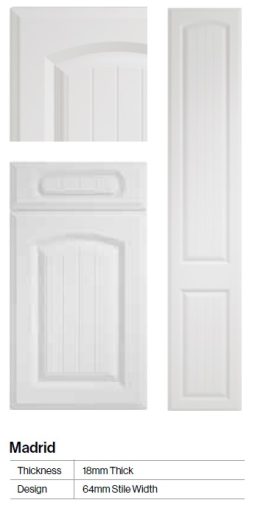 Madrid TandG arched raised panel 64mm
