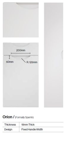 Orion j pull fixed handle